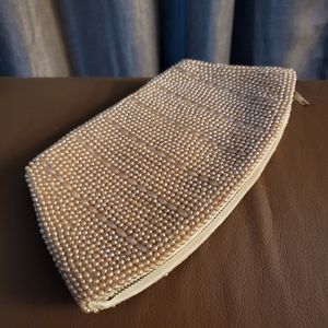 Vintage 1940s Silk-lined Beaded Clutch